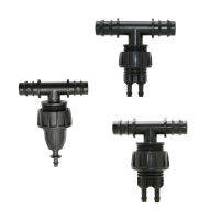 สวนท่อ 1/4 "ถึง 1/2 3/4 ลด tee Connector 2 - way splitter barb 4/7 ถึง 16 มม. 20 มม. อะแดปเตอร์ท่อ 1 ชิ้น-dlfkqiidlaslkf