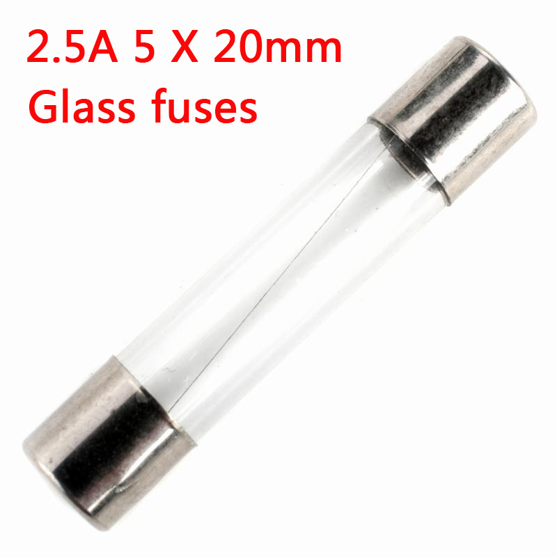 Glass Fuse 5x20mm 25A Amp GMA 5mm x 20mm Tube 250V Fast Quick Acting Blow 5pcs 
