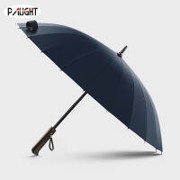 卍 xing lu nan PAlight Rain Umbrella 24 Strong Windproof Glassfiber Frame Wooden Long Handle Umbrella