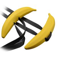 Banana Ox Horn Gym Dumbbells Barbell Bar Handle Weightlifting Pull Ups Hand Grip Ring Grippers Strength Training