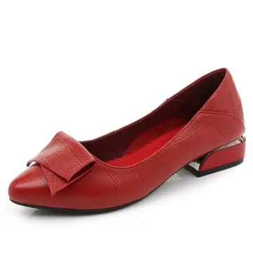 Genuine hot sale leather pumps