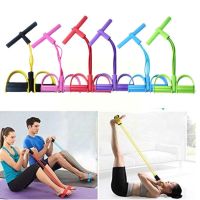 Pedal Resistance Band Expander Exercise Tension Pull Stretching Rope Up Tummy Trimmer Sit