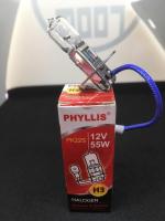 หลอดไฟหน้ารถยนต์ไฟตัดหมอก  phyllis H3 12V/55W  1อัน