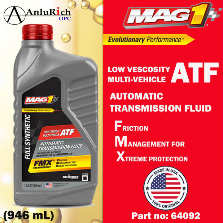 MAG 1 Fully Synthetic Low Viscosity DexronVI MultiVehicle Car