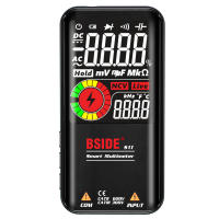 BSIDE S11 Intelligent 9999 Counts Multimeter Digital LCD Display Rechargeable Universal Meter AC/DC Voltmeter Ohmmeter Test Resistance Capacitance Frequency Diode Continuity NCV Live Line with Flash Light Data Hold