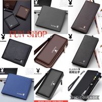 Ready Stock PlayBoy Dom Men Wallet Short Wallet Long Wallet 皮包男女