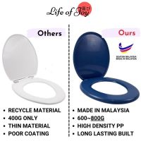 *7Colors* Toilet Bowl Colour Seat and Cover with Screws Toilet Seat Plastik Jamban Duduk Tandas Penutup Tandas Duduk 马桶盖