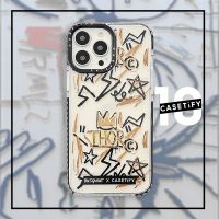 Casetify Basquiat Funny Graffiti เคสโทรศัพท์ชนิดซิลิโคน TPU แบบนิ่มลายกราฟฟิตี้สําหรับ For iPhone 7 8 Plus X XS XR 11 12 13 Pro Max SE 2020