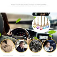 【CW】 kongyide Car Air Fragrance 1pc Hanging Freshener Perfume Diffuser Glass Bottle ap17