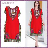 COD DSFGRDGHHHHH [YYDS] Womens Fashion Beach Holiday Dress Boho Elegant Ethnic Dress Loose Tunic