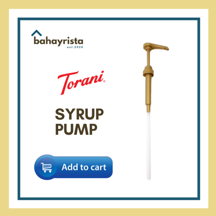 Torani Syrup Dispensing Pump 750ml (1/4oz) Lazada PH