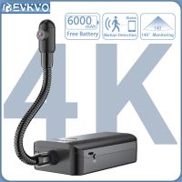 กล้องสายลับแบบซ่อนแบตเตอรี่ EVKVO 8MP DIY กล้อง WiFi Mini กล้องวงจรปิด IP แบบไร้สายกล้อง Borescope สำหรับดูกล้องส่องเครื่องบันทึกวีดีโอการเคลื่อนไหว Hdwifiampro