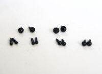 50pcs/lot 1.8mm 2.0mm 2.5mm 3mm 3.5mm 4mm   new tiny full black smooth toy eyes  for diy doll size option Screw Nut Drivers