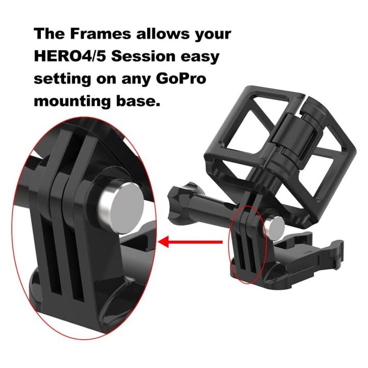เคสใส่กรอบสำหรับ-gopro-hero-5-4เซสชั่นกล้องเคสกันน้ำป้องกันกล้องอัพเกรดที่จับยึดเปลือกกรอบ