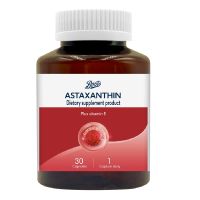 Boots  Astaxanthin 30Caps (Dietary Supplement Product) บู๊ทส์ แอสตาแซนธิน (ผลิตภัณฑ์เสริมอาหาร)