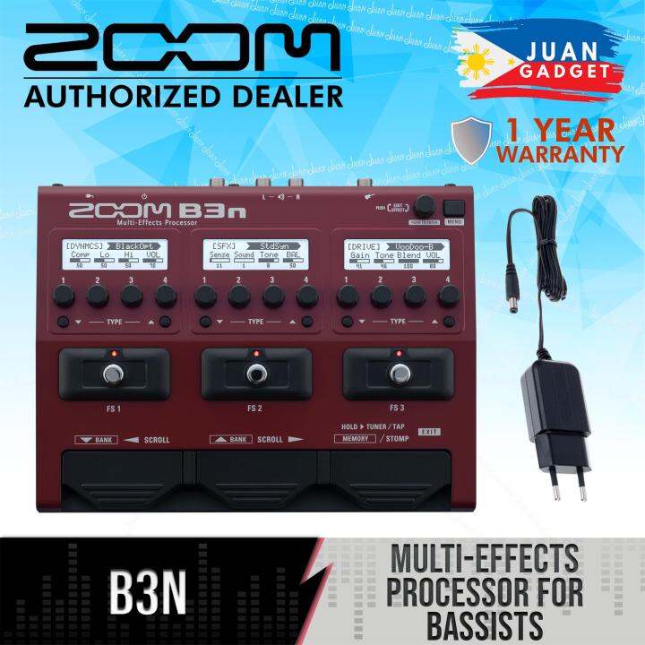 Zoom B3n MultiEffects Processor for Bassists JG Superstore Lazada PH