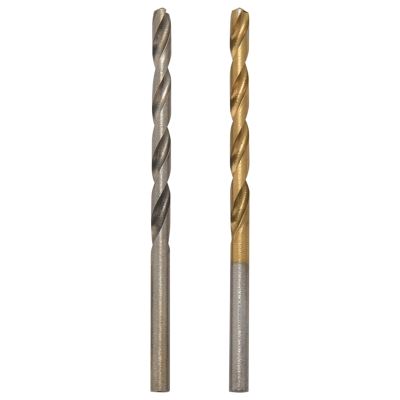 100 Pcs/Set Titanium Coated Twist Drill Bit High Speed Steel Hole Opener Woodworking Metal Plastic Tools Electric Drill