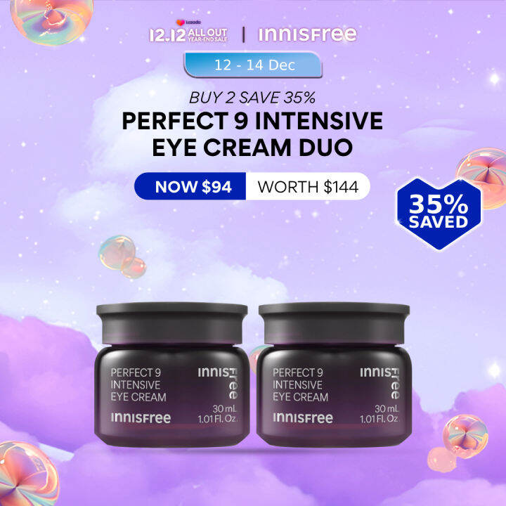 [12.12 Specials, Perfect Duo] INNISFREE Perfect 9 Intensive Eye Cream