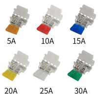 5Sets 5A 10A 15A 20A 25A 30A Auto Standard Middle Fuse Holder Boat Truck ATC ATO Blade Fuse