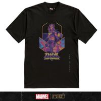 DSL001  เสื้อผู้ชายเท่ๆ เสื้อผู้ชายวัยรุ่น MARVEL X 7th Street เสื้อยืดแบบโอเวอไซส์  (Oversize) รุ่น O-TAT009 THOR - LOVE AND THUNDER. เสื้อยืดผู้ชาย เสื้อยืดราคาถูก