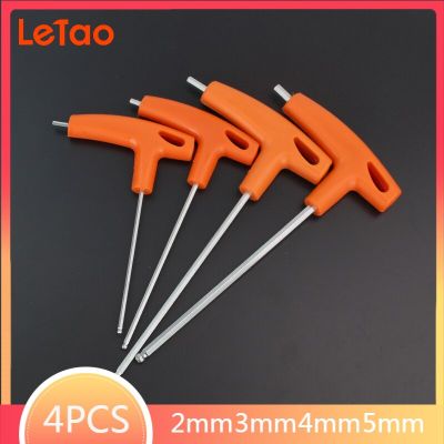 4PCS/SET Hand Tools Hex Key Allen Wrench BALL FALT Head Non-Slip Metric 2mm 3mm 4mm 5mm Allen Hexagonal Key Nails Screws Fasteners