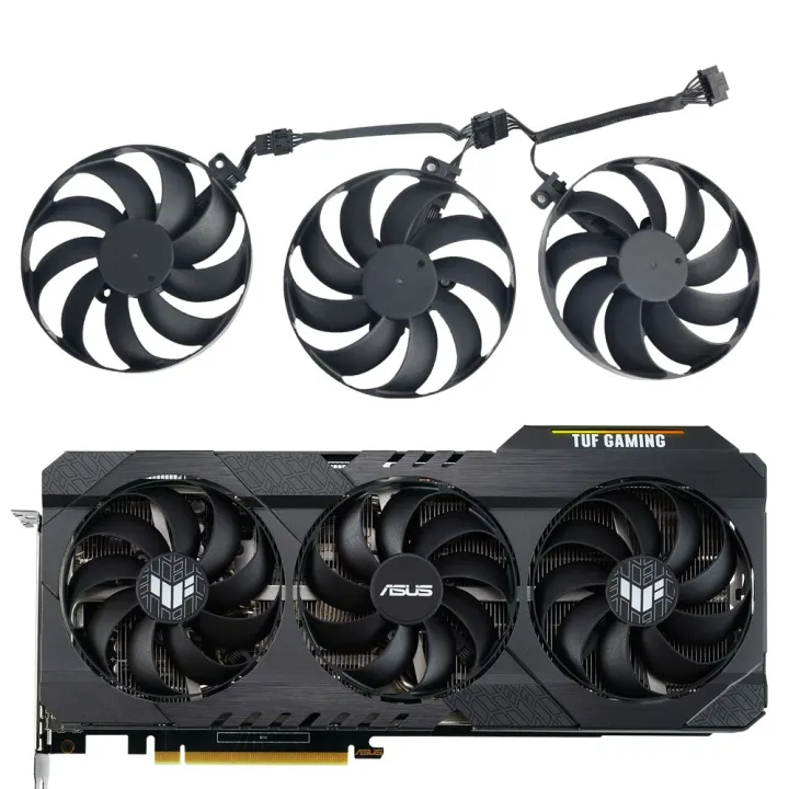 Msi Gpu Fan Replacement 1Pair 95mm T129215SU 12V 6Pin RTX3070