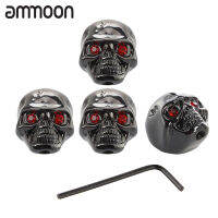 [ammoon]4 S-Kถอยกีตาร์ไฟฟ้าโลหะ V-Olume ฝาปิดเบส V-Olume ลูกบิดฝาปิดอัตโนมัติพร้อมเครื่องมือประแจสำหรับเครื่องเล่นเพลงแบบพกพา