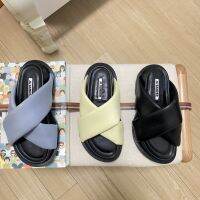 Cross Flat Bread Sandals Platform ผู้หญิง 585