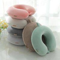 Polyester Solid Color Memory Foam Memory Pillow U-shaped Pillow Soft Comfortable Travel Neck Office Nap Pillow Pillows  Bolsters