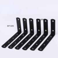 ✢ Stainless Steel L Corner BraceJoint Angle Brackets Floating Shelf Supports Wall Hanging Fastener Corner Bracket Shelf Bracket