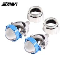 SANVI 2Pcs 35W 5500k 3inches Auto Bi LED Projector Lens Headlight H4 H7 9005 9006 Car Motorcycle Headlight Retrofit Kits Bulbs  LEDs  HIDs