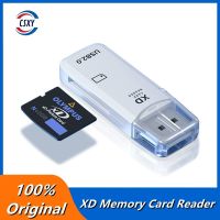 อะแดปเตอร์หน่วยความจำ2.0การ์ดรีดเดอร์ USB รูปภาพ XD ของแท้สำหรับเครื่องอ่านการ์ดกล้อง Olympus Fuji