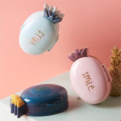 Soap Dish Anti-skid Drain Rack Cute Bathroom Product Soap Box Storage Box Firm Soap Rack Cartoon Home Product Wall Hanging Soap Dishes