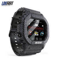 Lokmat Ocean Sports สมาร์ทนาฬิกาผู้ชายผู้หญิง IP68กันน้ำฟิตเนสกลางแจ้ง Smartwatch Pedometer Monitor Remote Camera