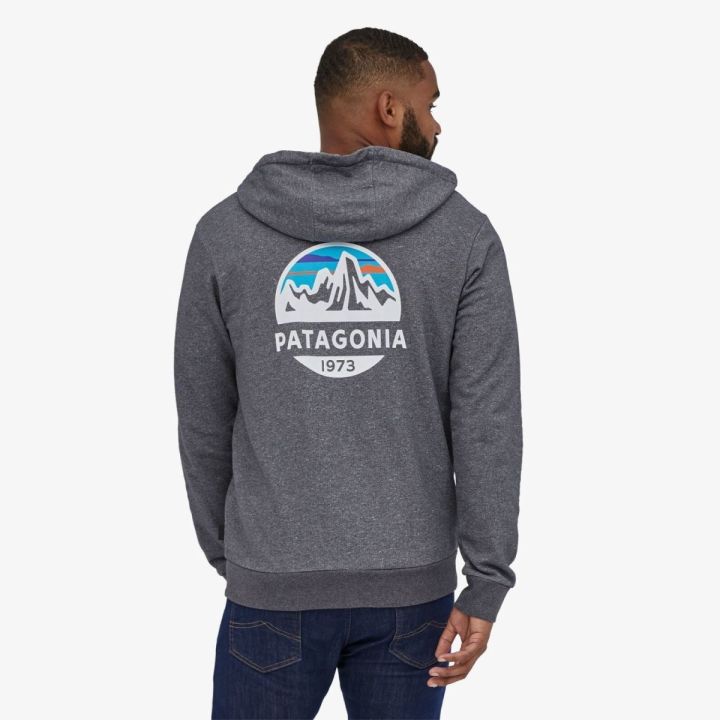 เสื้อกันหนาวสำหรับผู้ชาย-patagonia-fitz-roy-crest-เครื่องแบบเบสบอลเสื้อคาร์ดิแกนฝ้ายออร์แกนิคลำลอง