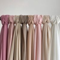 【YF】 5 PCS Chiffon Hijab Scarf Plain Scarves For Women Headscarves Ladies Muslim Fashion Headwrap Shawl Veil