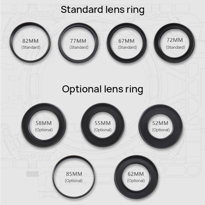 TILTA Lens Ring for MB-T15 Mini Dslr Matte box 55mm 58mm 77mm 67mm 82mm 58mm 55mm 52mm 85mm 62mm TILTAING