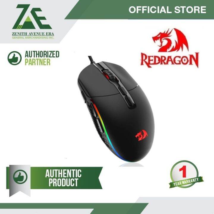 Redragon Invader M719 RGB Gaming Mouse PixArt 3325 | Lazada PH