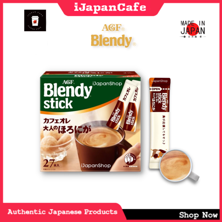 AGF Blendy Japan Instant Coffee Bitter Cafe Latte 27 Sticks Lazada PH