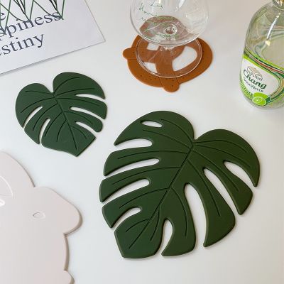 【CW】▤○✇  Resistant Silicone Coaster Cartoon Dinner Table Placemat Cup Plate Tableware Dining