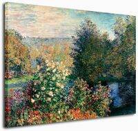 ภาพวาดศิลปะบนผืนผ้าใบสำหรับติดกำแพง Claude Monet ของ Montgeron ในรูป Giverny งานศิลปะผ้าใบงานศิลปะที่น่าประทับใจสวนมุมศิลปะผนังร่วมสมัยสำหรับตกแต่งบ้านสำนักงานเครื่องตกแต่งฝาผนังไอเดียของขวัญขนาดใหญ่