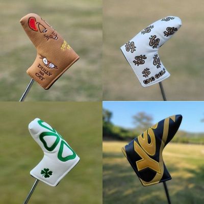 2023☈☋♣ Cute animals dog personality golf clubs set of straight rod head cases word L push rod