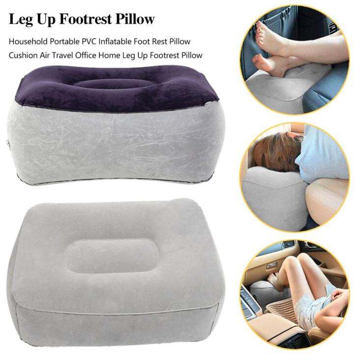 foot-pillow-household-portable-relaxing-feet-pillow-inflatable-foot-rest-leg-cushion-pvc-travel-office-footrest-ottoman-tool-พร้อมส่ง-ส่งจากร้าน-malcolm-store-กรุงเทพฯ