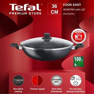 TEFAL G25575 UNLIMITED INDUCTION WOK 36 CM G2557593