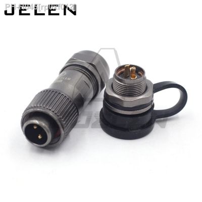 WEIPU ST12 Waterproof IP67 Metal 2/3/4/5/6/7/9 Pin Panel Chassis Mount Circular Aviation Plug Cable Connector