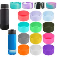 ❈♨☁ Protective Silicone Boot For Aquaflask And Hydroflask 12oz-40oz Wide Mouth Water Bottle BPA Free Anti-Slip Bottom Sleeve Cover