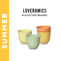 LOVERAMICS BREWERS SET OF 4 EMBOSSED TASTING CUP (GLEAM)