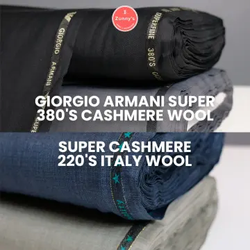 Shop Armani Cashmere Wool Fabric with great discounts and prices