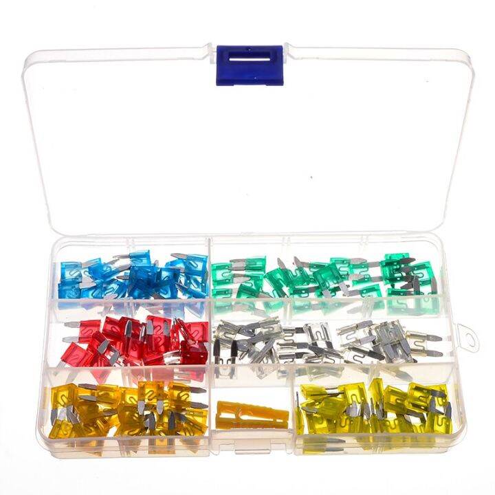 200-180-150-120-100-80-50pcs-mini-small-size-blade-type-car-blade-fuse-assortment-for-auto-car-truck-with-plastic-box-clips-wall-stickers-decals