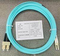 Link UFP462D31-05 Fiber Optic SC-LC Patch Cord OM3, Duplex Multi-mode, (3.0 mm Jacket)/UPC-UPC, Lengths 5 m.